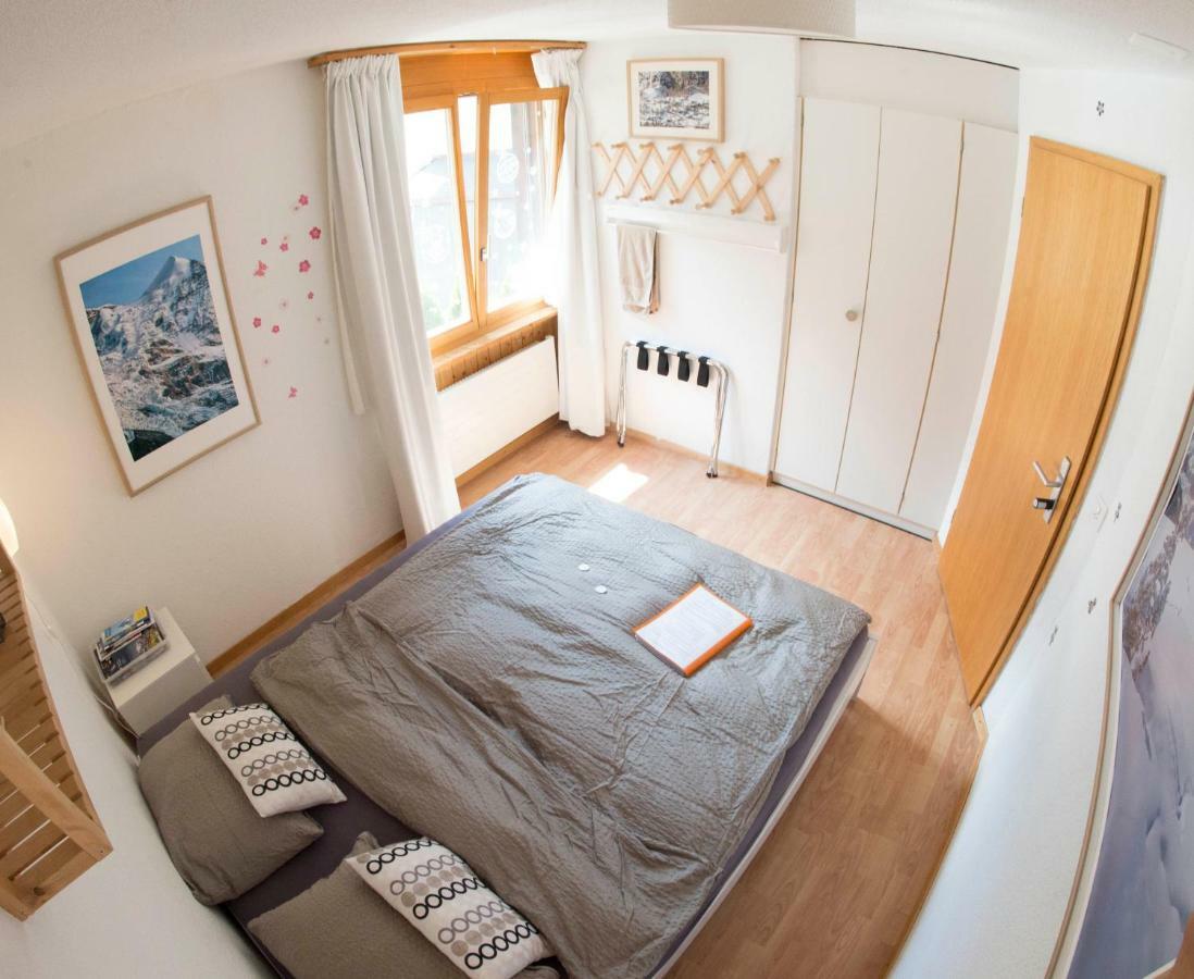 Ferienwohnung Haus Bel Air Wengen Exterior foto
