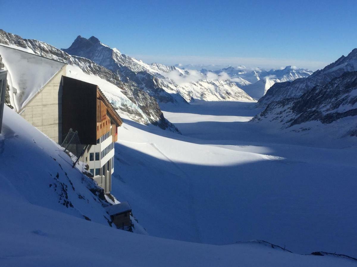 Ferienwohnung Haus Bel Air Wengen Exterior foto