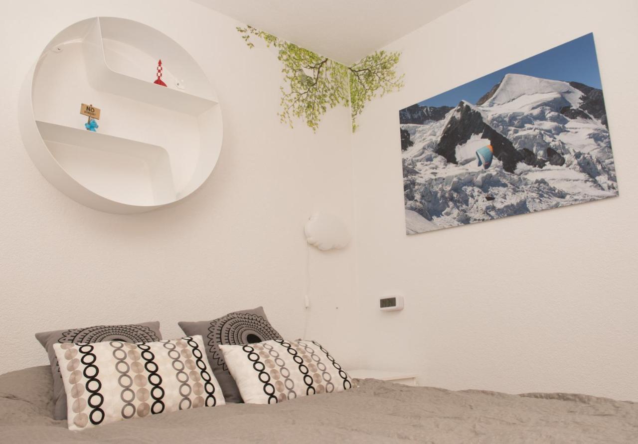 Ferienwohnung Haus Bel Air Wengen Exterior foto